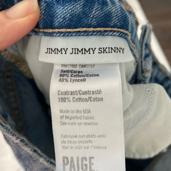 Paige Jimmy Jimmy Skinny Jeans - Picture 9 of 9